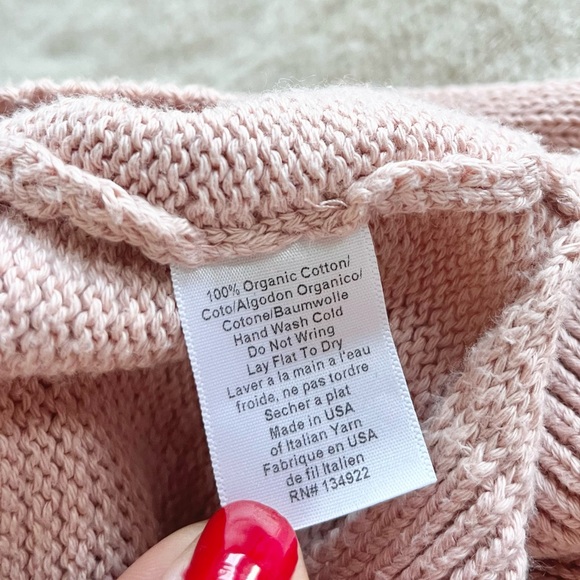 Emerson Fry Carolyn Sweater in muted clay organic - Picture 8 of 9